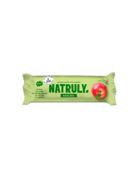 Barrita Raw de Manzana Bio 24x40g Natruly Barrita Raw de Manzana Bio 24x40g Natruly